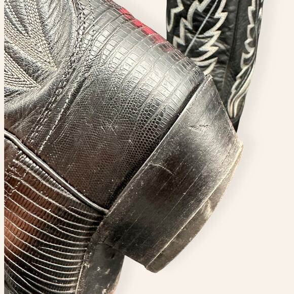 Black Justin Boots Men’s Size 7 | Stamped Imperfect - Picture 5 of 6